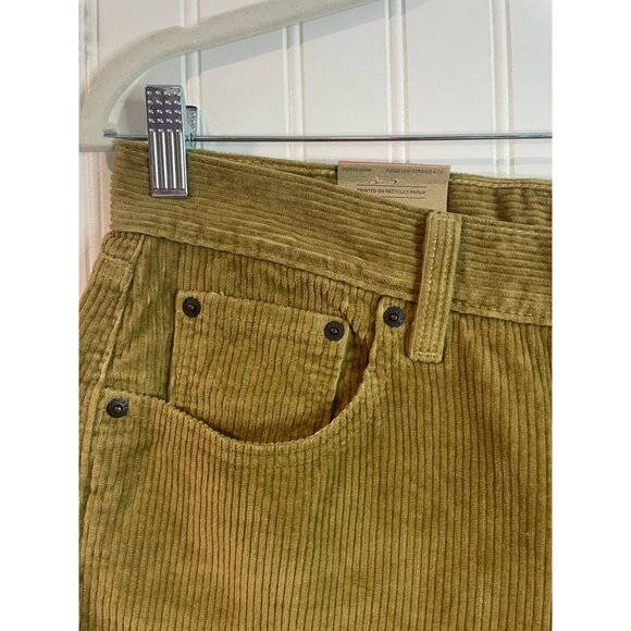 Levi's Low Pro Corduroy Straight Pants Mens 30x30 Irregular Mid-Rise Brown $69 - Picture 4 of 14
